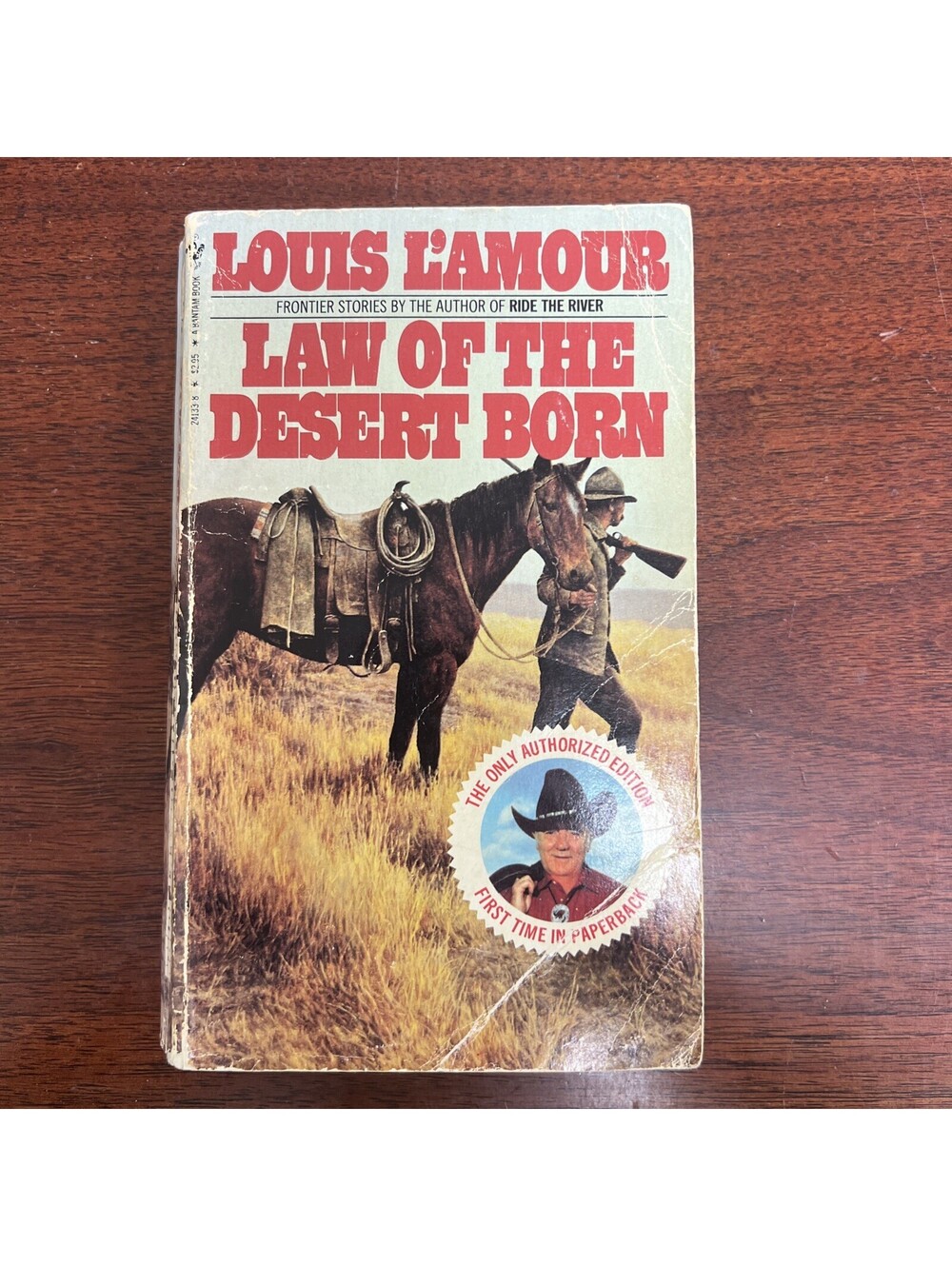1983 Law Of The Desert Born by Louis L'Amour Bantam Paperback